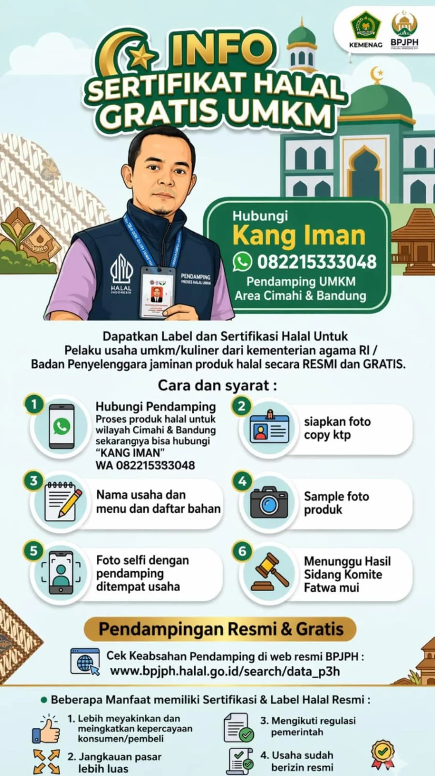 Poster: Sahabat Halal (Kang Iman)