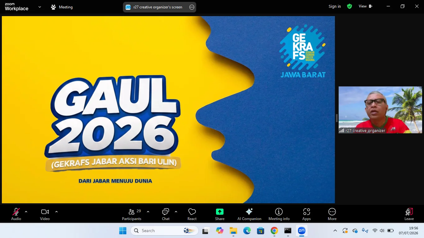 Memperkelankan program GAUL (Gekrafs Jabar Aksi Bari Ulin)