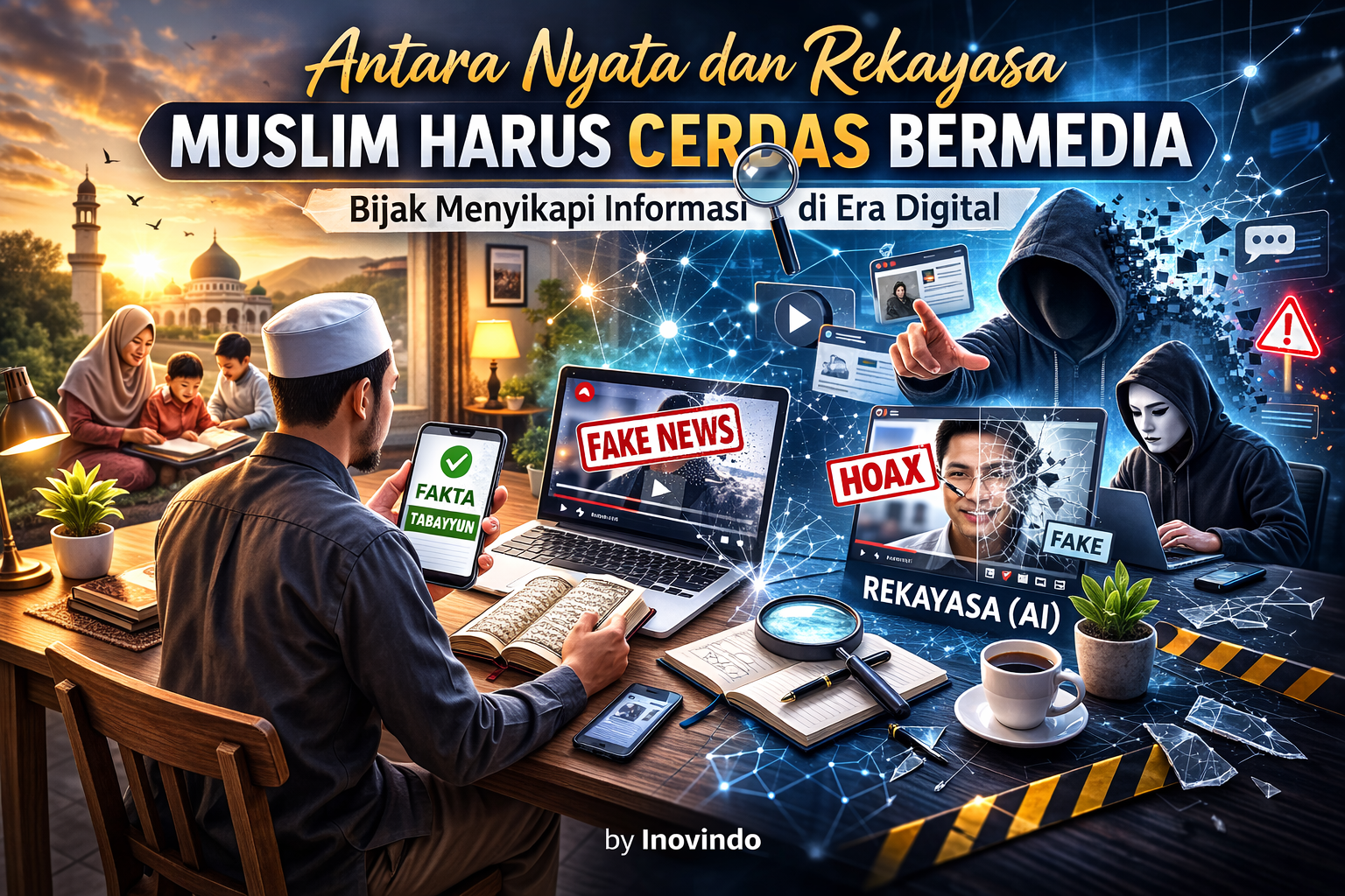 Antara Nyata dan Rekayasa, Muslim Harus Cerdas Bermedia