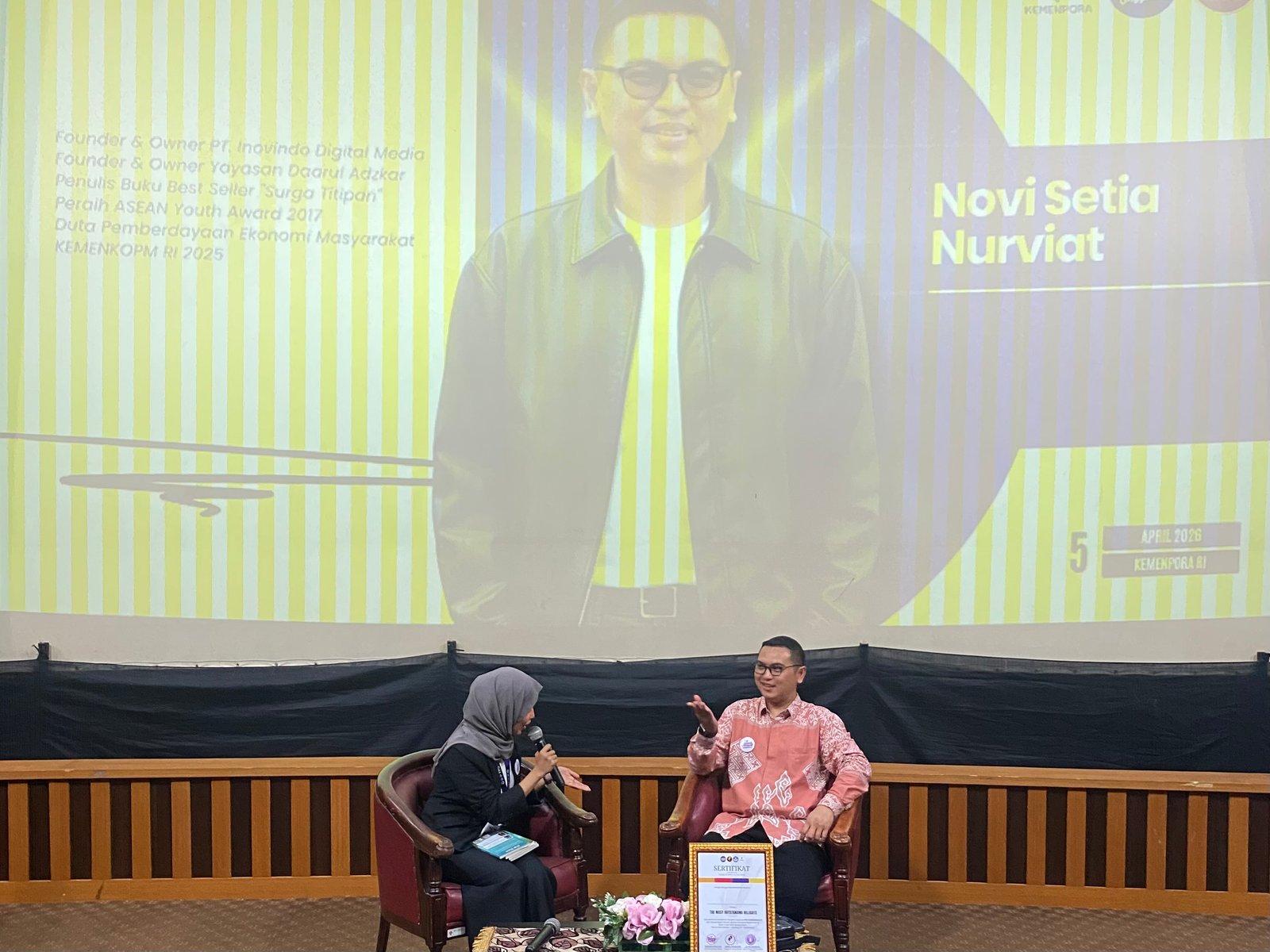 Festival Pelajar Unggulan: Menumbuhkan Jiwa Wirausaha Muda melalui Inspirasi dan Kolaborasi di Kemenpora RI