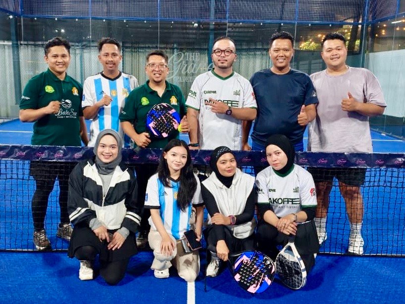 Padel Satukan Keluarga Besar HIPMI Kabupaten Bandung, Perkuat Silaturahmi di Tengah Kesibukan Organisasi
